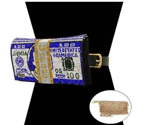 Money Bag Belt/Crossbody/Clutch