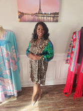 Load image into Gallery viewer, Sequin Leopard Dress