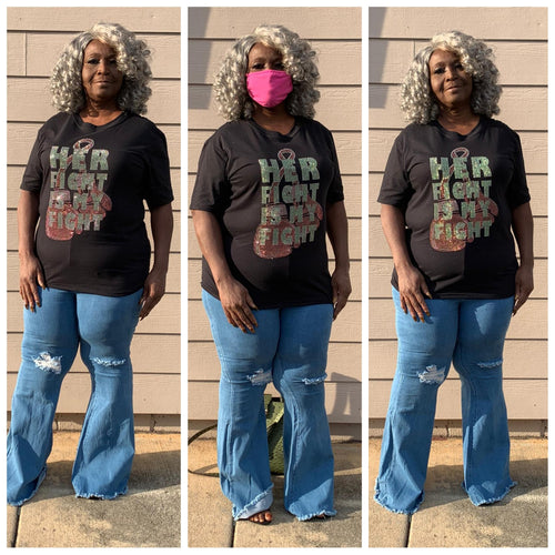Her Fight Breast Cancer T-shirt